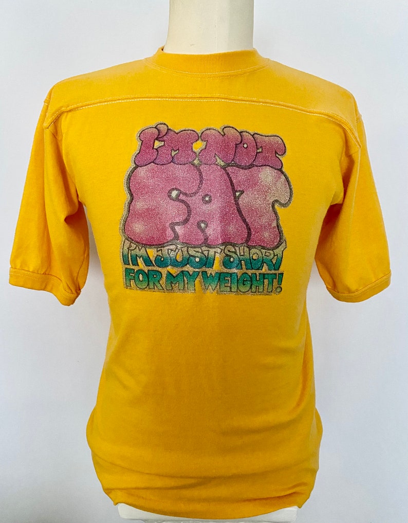 1970s Funny Iron on Transfer T Shirt sz M Etsy