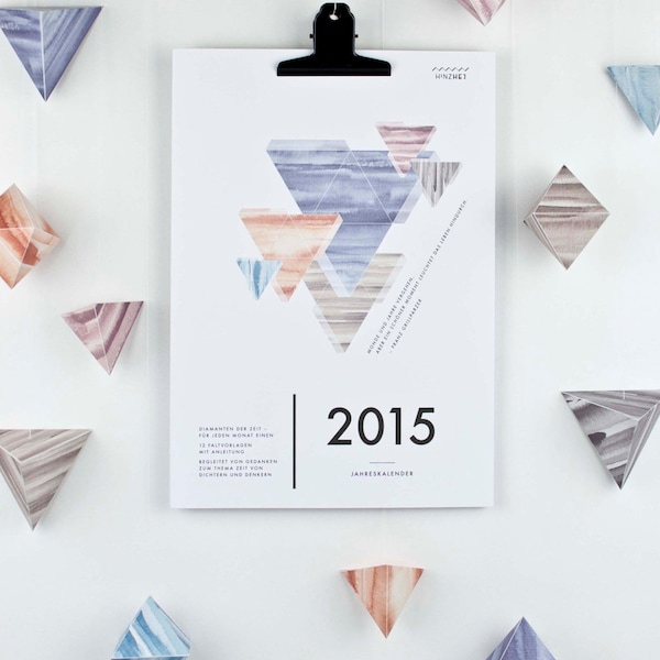 Calendar 2015 - "Geometry" DIY