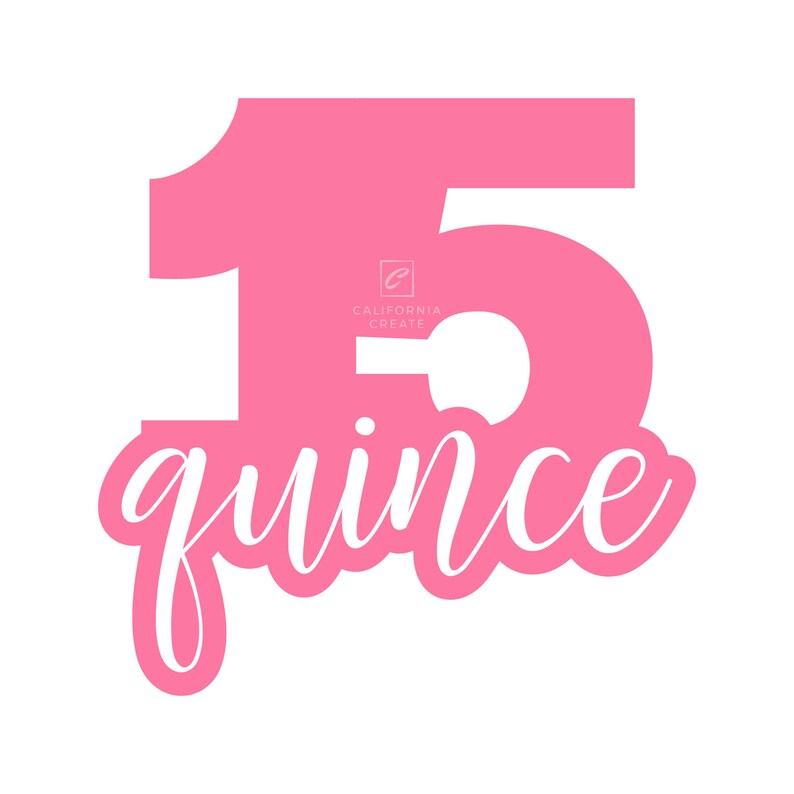 Spanish Lettered Number 15 quince 3D Printed Custom Cookie Etsy UK