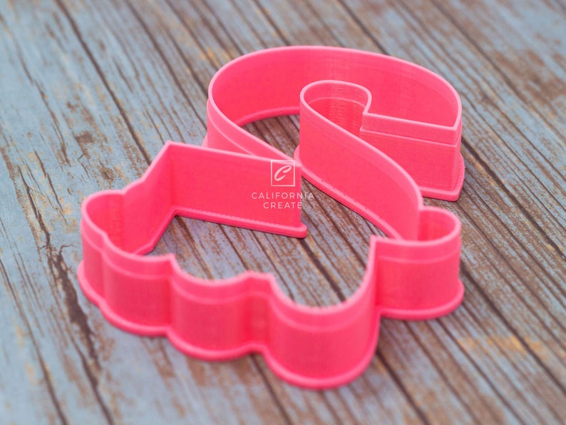 Custom Made Cookie Cutter Lettered Number 2 two Etsy