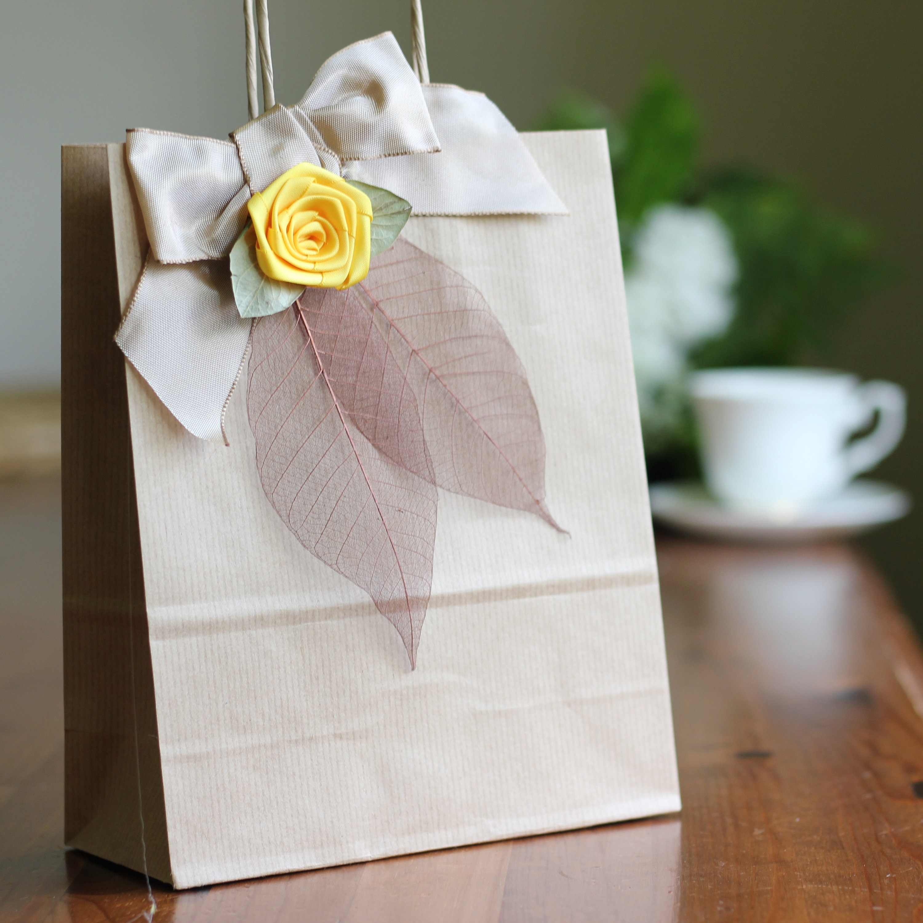 HANDMADE Kraft Paper Gift Bag Unique Present Women Creative Etsy