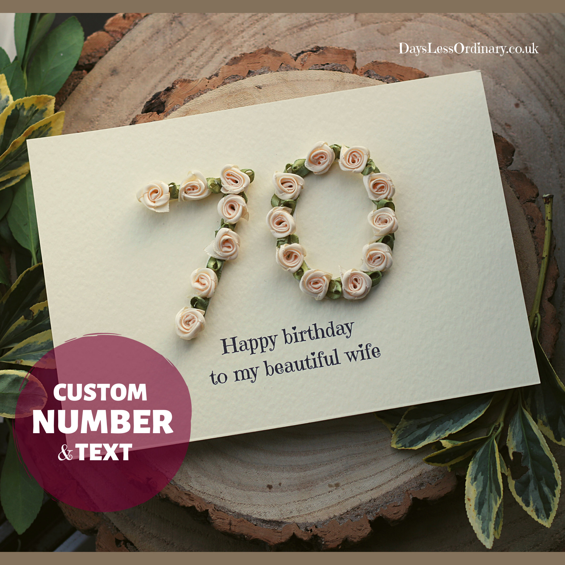 70. Geburtstag Mama 70 Geburtstagskarte Frau Tochter zur Etsy.de