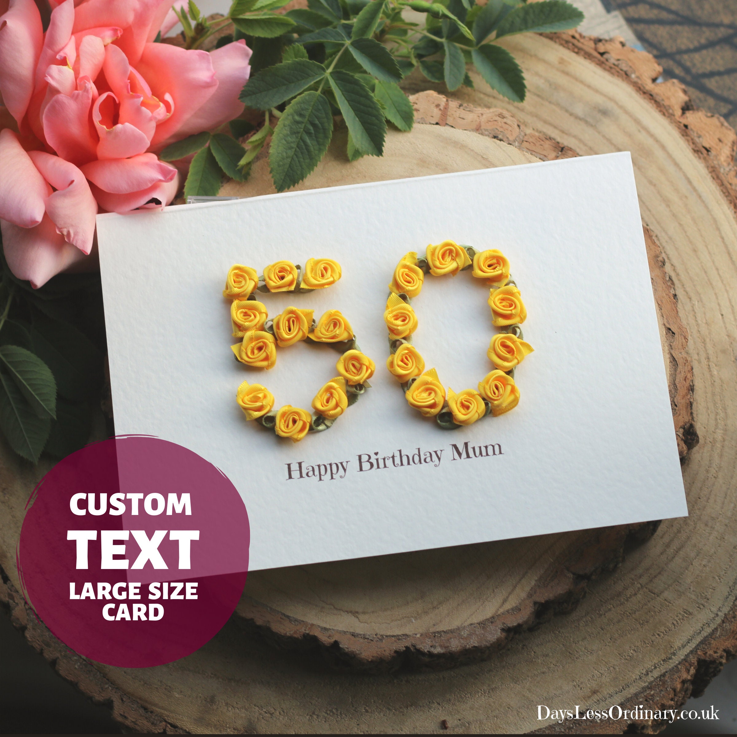 Personalised 75th Birthday Gift Wife Boxed Special Age Card | Etsy