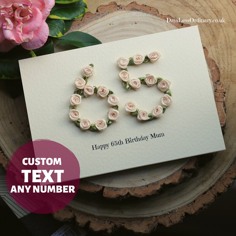 mum 65th birthday gift ideas