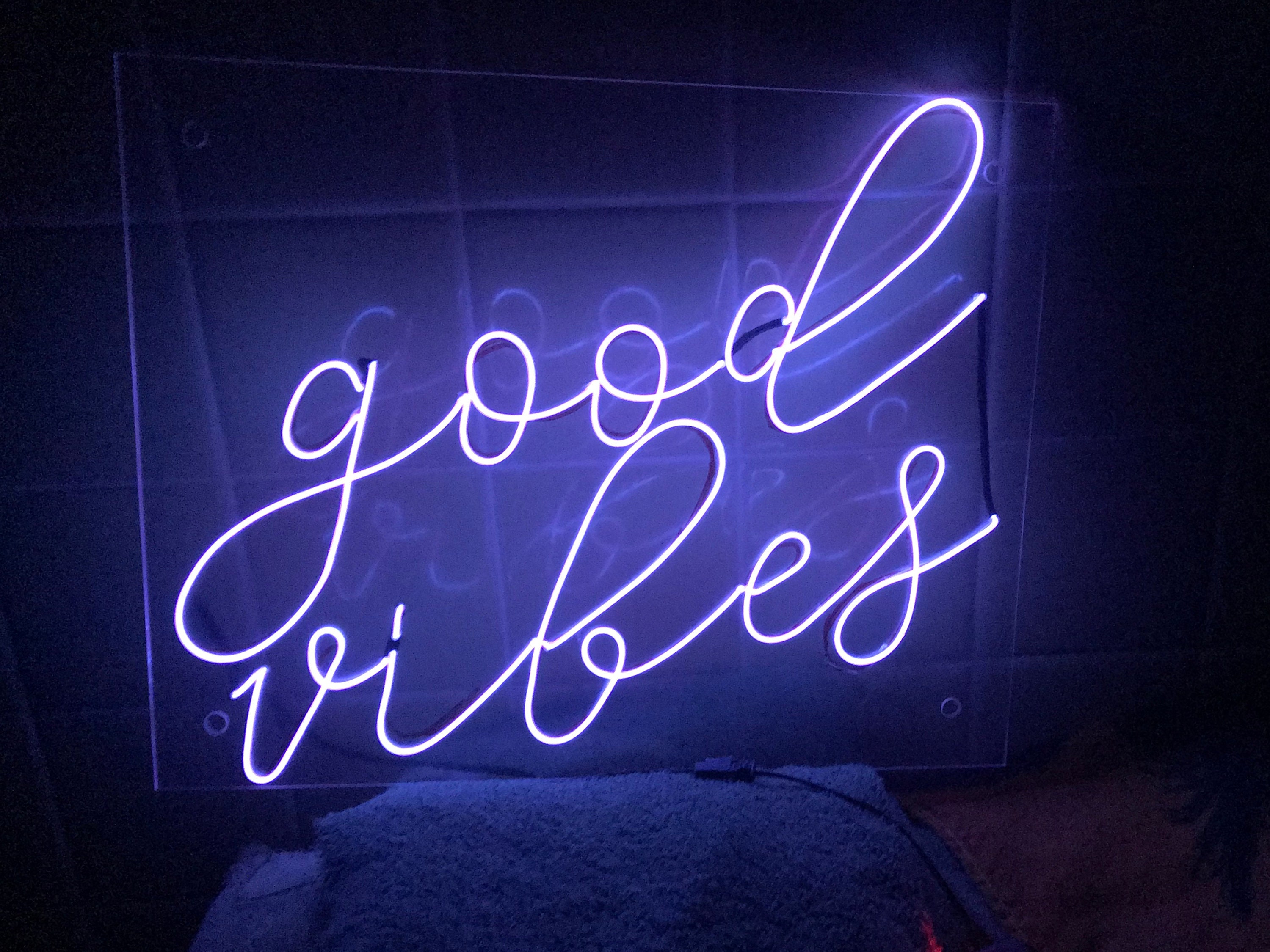 Good vibes neon sign El Wire sign 11 x 14 inch teen girl Etsy