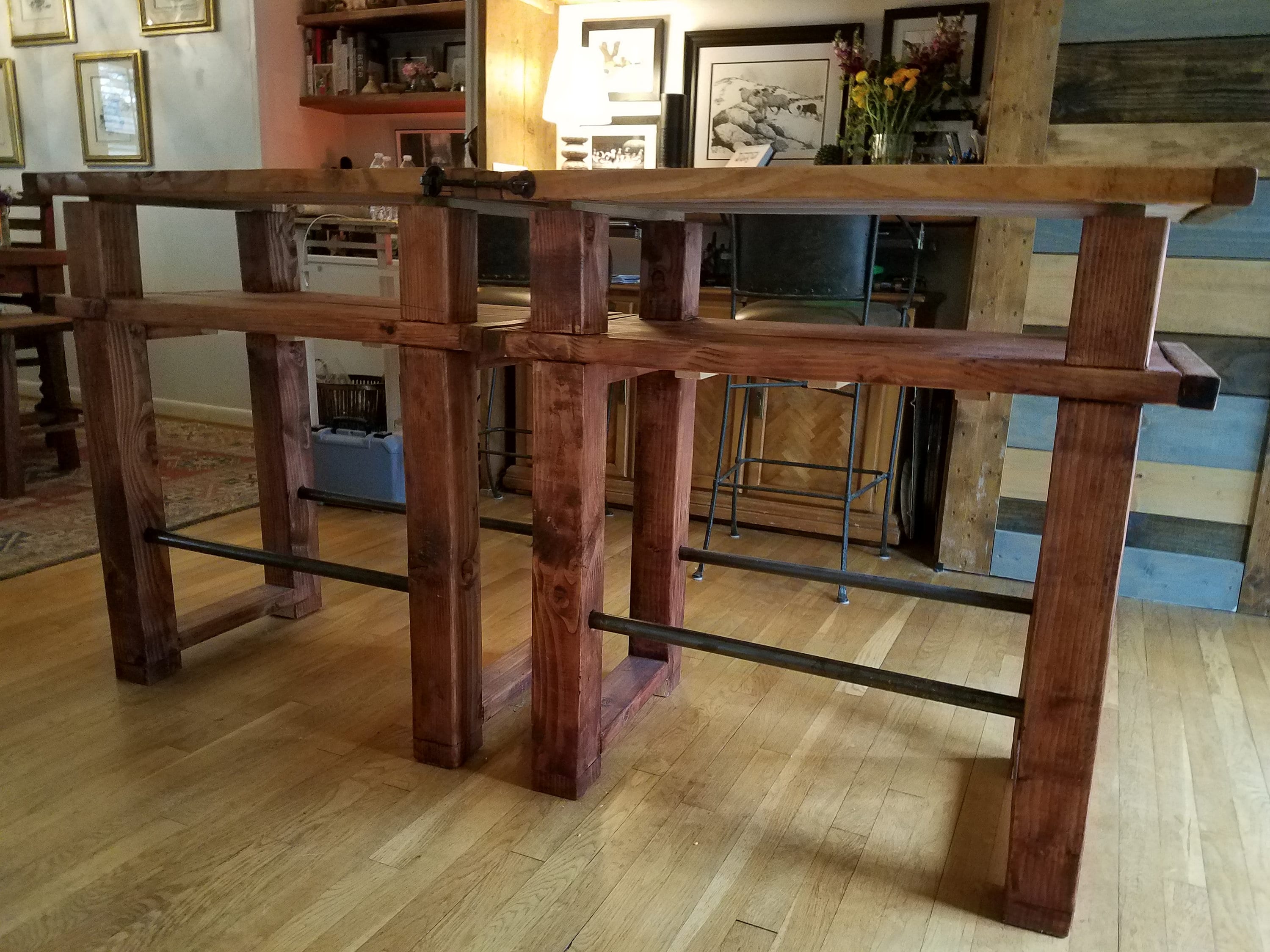 Wooden Island With Level for Recipe Ingredients Etsy