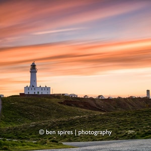 Flamborough Head Sunset (Long Exposure) - Yorkshire Photography - Flamborough, East Riding of Yorkshire - Photographic Print