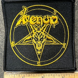 VENOM welcome patch heavy metal death black thrash speed woven cartoon novelty patches sew-on