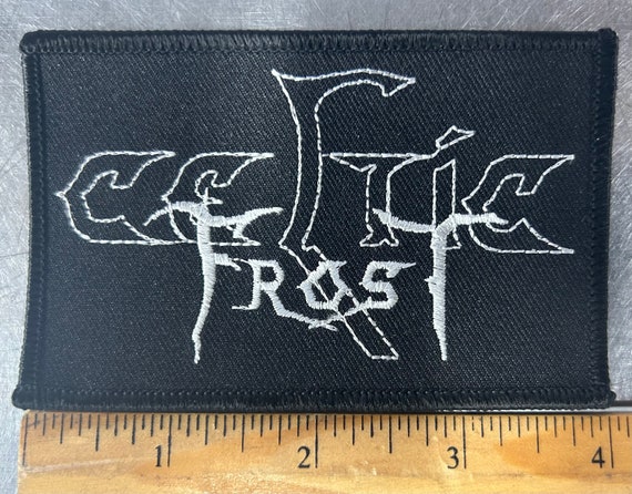 Celtic Frost Logo Embroidered Patch Heavy Metal Death Black Thrash