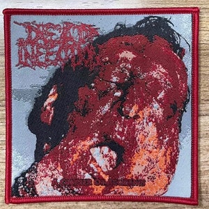 DEAD Infection chapter Woven patch heavy metal death black thrash speed cartoon novelty patches sew-on