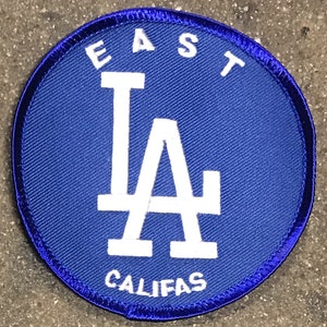 EAST LA los angeles embroidered baseball dodgers world series sports woven cartoon novelty patches sew-on
