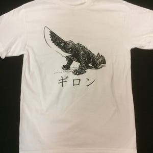 GUIRON short sleeve SHIRT tshirt Godzilla Ghidorah Gyaos Rodan Gamera Shogun Warriors Raiden Mazinga Biollante Baltan Kaiju