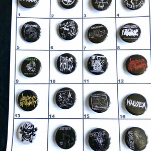 003 Grindcore Grind Power Violence Mince Dbeat Button, Pin, Badge - Etsy
