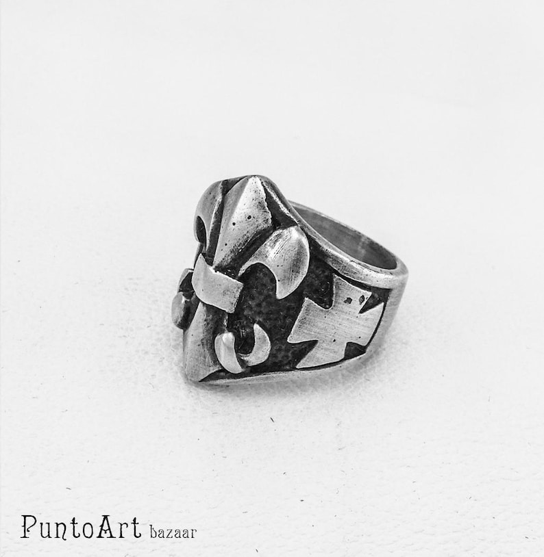 Sterling Silver 925 Contemporary Ring Silver Solid Ring Steampunk Ring Biker MC Ring Gothic Jewelry Ring Hipster Ring Custom Ring