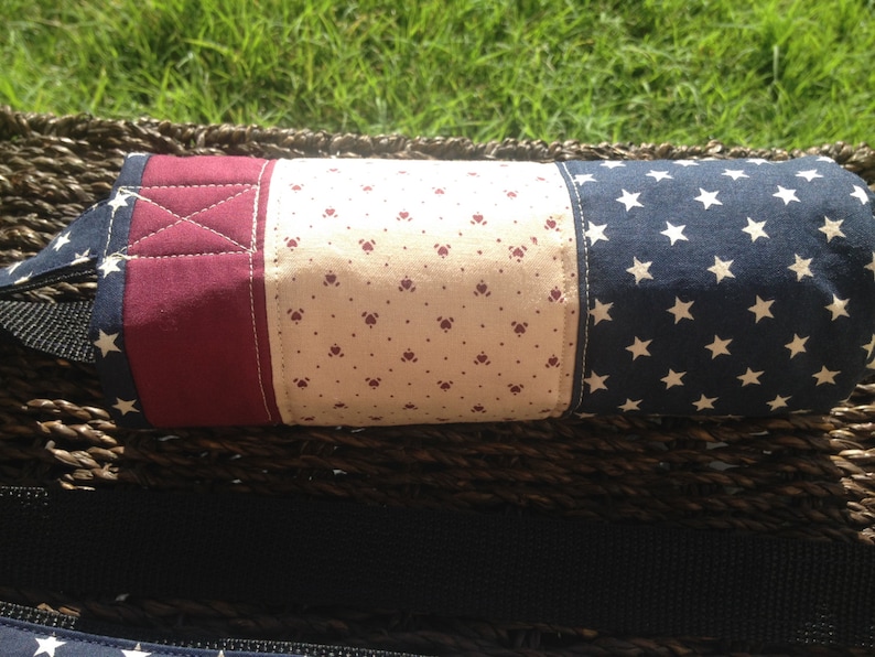Quilted/ Insulated Water Bottle Holder Patriotic Etsy