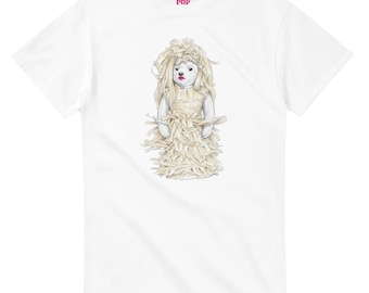 Lady Gaga ARTPOP Bear T-Shirt – London Paper Dress "Walking Ghost" Look – Little Monster Pop Culture Merch