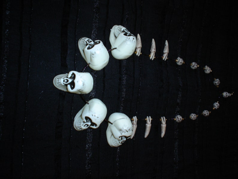 Cannibal Human Teeth Necklace