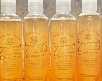 Nach Sweetgrass duftendes Shampoo, handgemachte Flüssigseife