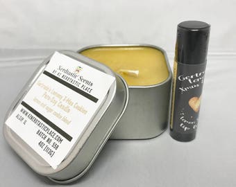 Lemon X Mas Cookie Lip Balm and Candle Set