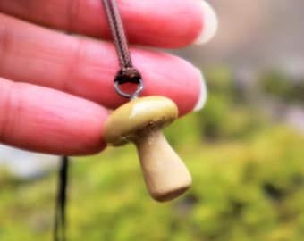 Mushroom pendant yellow