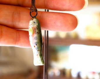 Trout Pendant/ Fish Pendant