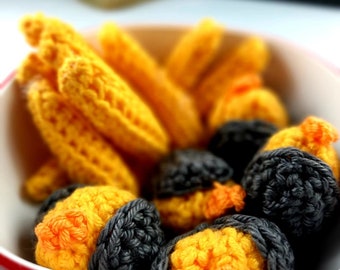 Moules-frites - dînette au crochet