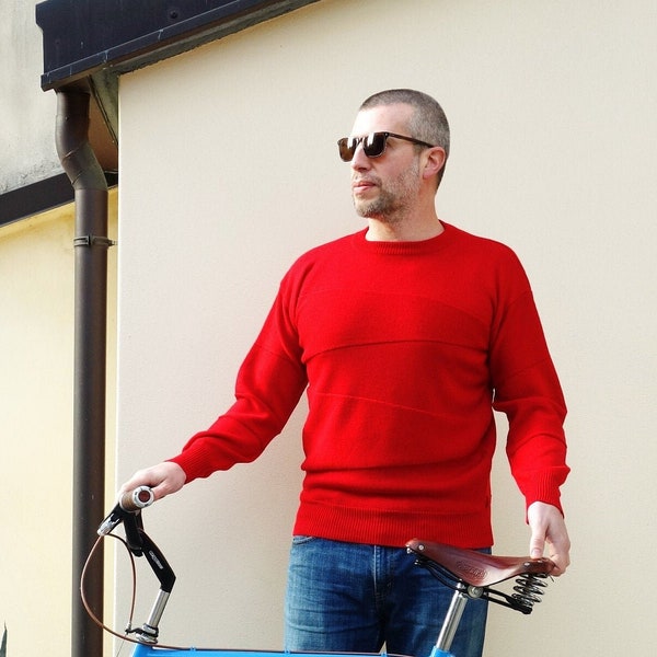 merino wool sweater for him