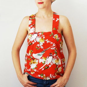 cotton crop top for her