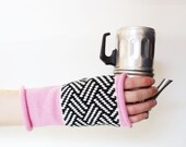 100 % Merino Wolle fingerlose Handschuhe