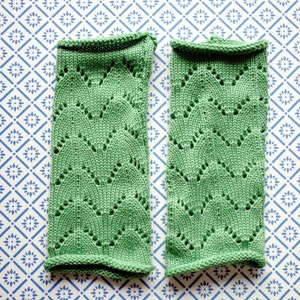 Knit wool gloves zdjęcie 2