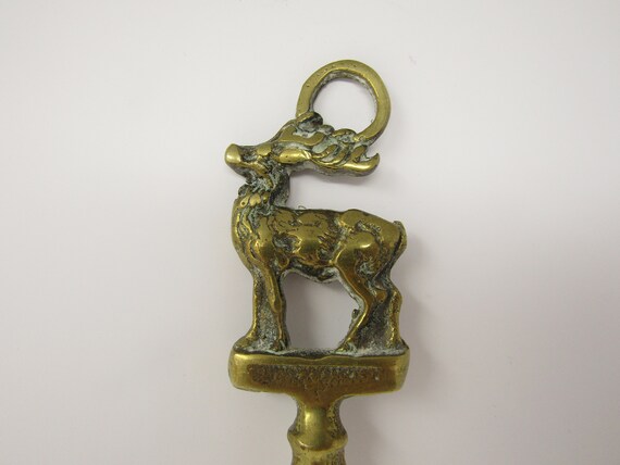 Brass Reindeer Forks