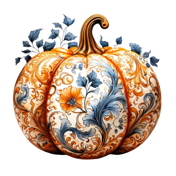 Pumpkin 6. Cross stitch pattern, Counted cross stitch, PDF cross stitch pattern, Cross stitch, PDF pattern,   Embroidery pattern