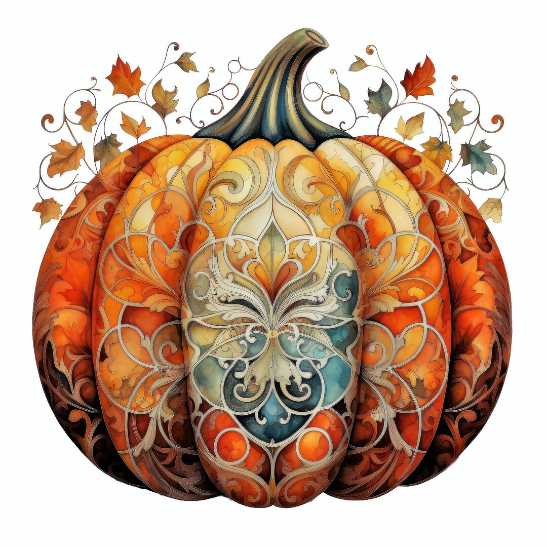 Pumpkin 1. Cross Stitch Pattern, Counted Cross Stitch, Hand Embroidery ...