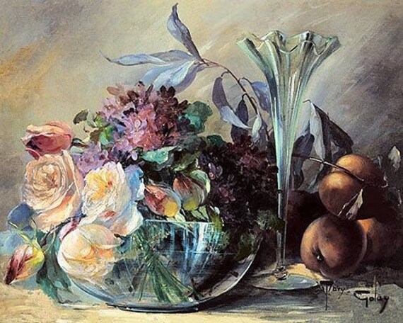 An Empty Vase Counted Cross Stitch Pattern In Pdf Format Etsy