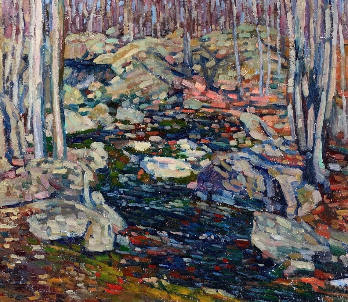 Babbing Brook Cross Stitch PDF Cross Stitch Pattern Etsy