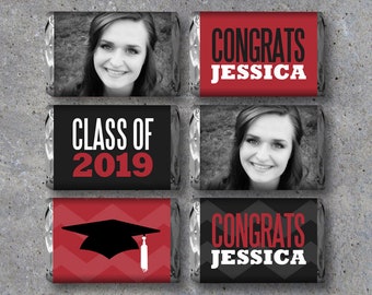 Graduation Printable Mini Hershey Candy Wrapper DIY - Etsy