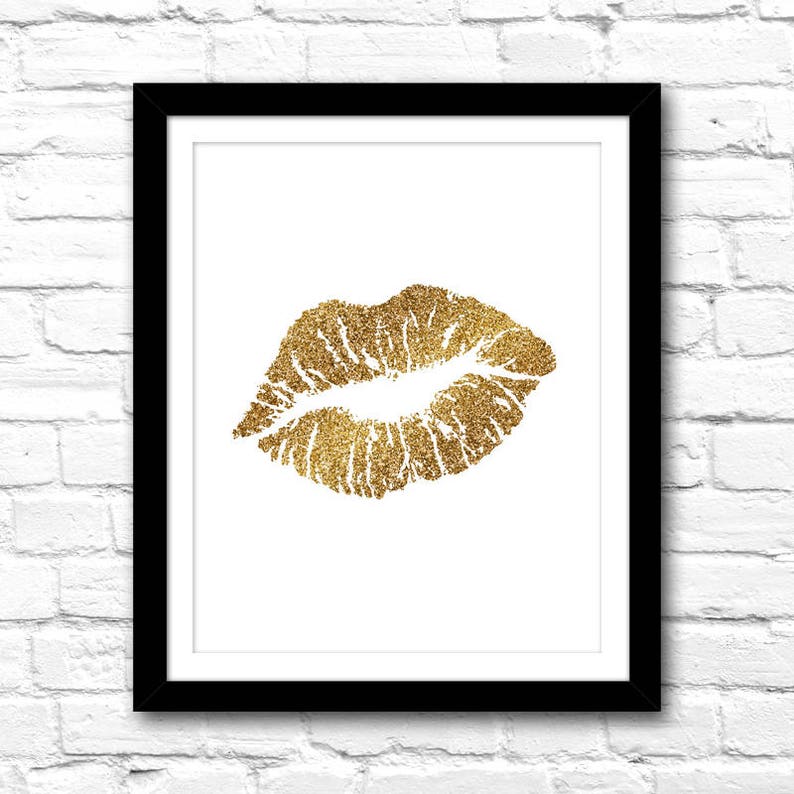 Printable Art Gold Glitter Office Collection Vol. 1  Instant image 2