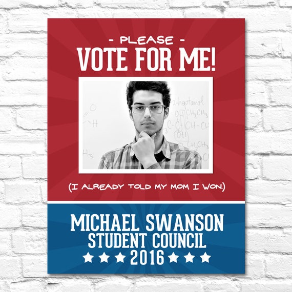 student election poster