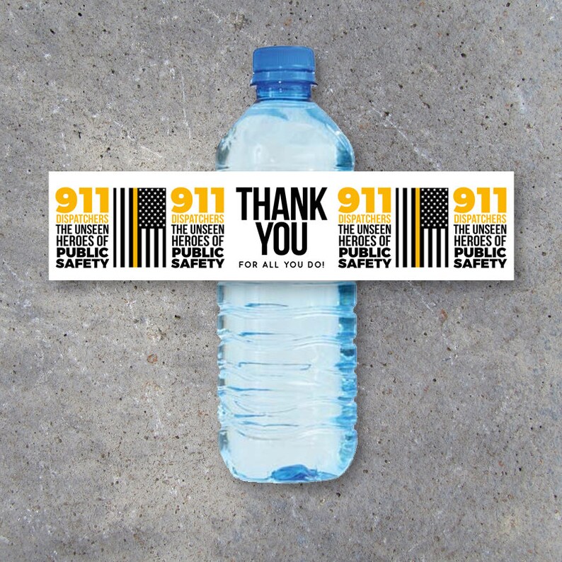 911 DISPATCHER APPRECIATION GIFT Printable thank Etsy