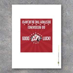 Football GOOD LUCK Candy Bar Wrapper Personalized Printable Hershey's ...