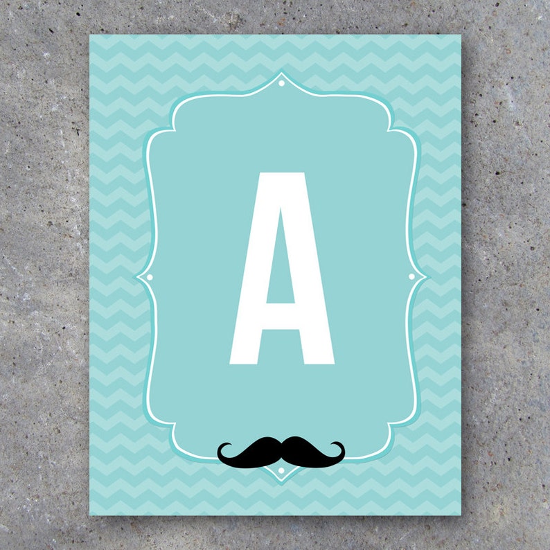 Little Man Baby Shower Banner Printable Digital Files - Etsy