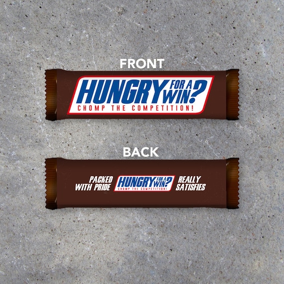 Snickers Sports Locker Treat Candy Bar Wrapper Printable Instant Download Wrapper For Locker Treats Pre Game Goodie Bags Sports Gifts