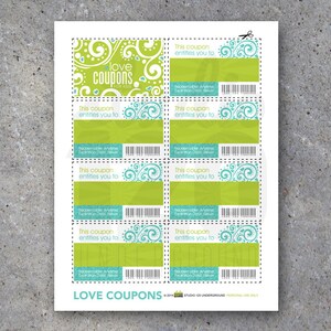 Love Coupons FOR KIDS Printable Instant Download Printable coupons for kids and young children Reward Coupons image 4