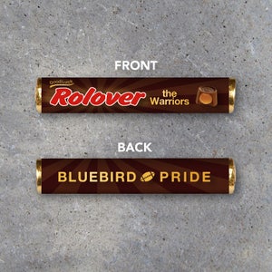Rolo Candy Wrapper Printable Personalized Sports GOOD LUCK Wrapper With Your Opponent's Mascot ...