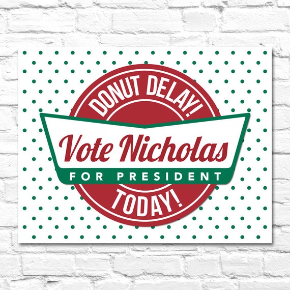 Election Campaign Poster 9 Printable donut - Etsy Election Campaign Poster 9 Printable donut - Etsy