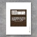 HAPPY 50TH ANNIVERSARY Candy Bar Wrappers Printable Instant Download ...