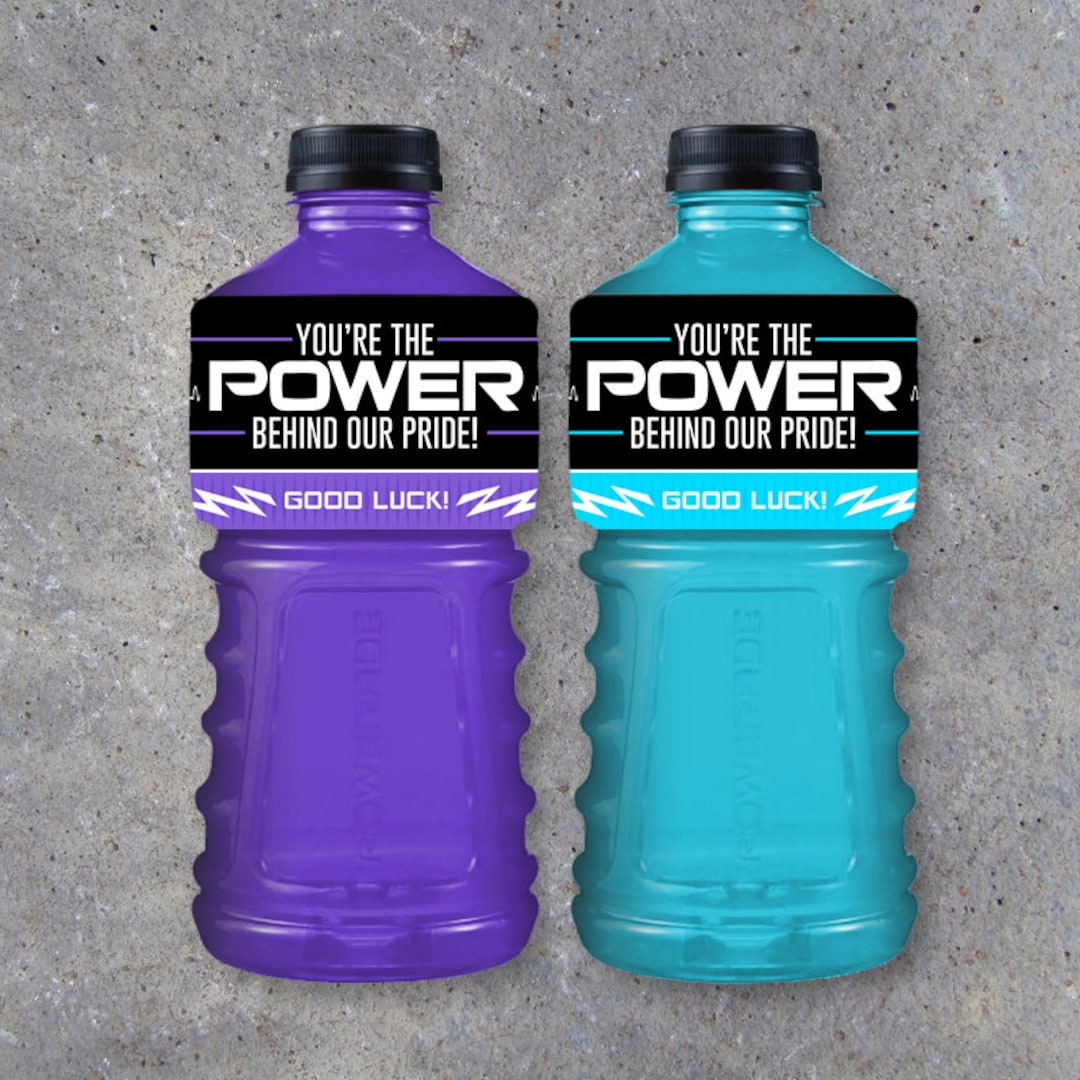 Sports Drink Label Wrappers Printable Powerade Sports Drink Label Wraps