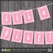 PRINCESS Baby Shower Banner Printable Digital Files Complete Alphabet Bonus Images Baby Shower ...