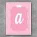 PRINCESS Baby Shower Banner Printable Digital Files Complete Alphabet Bonus Images Baby Shower ...