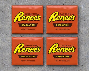 Graduation Candy Bar Toppers – Printable Personalized Files – Party Favors customized with graduate’s name – Graduation Party Ideas